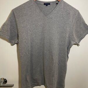 Patrick Arassaf Gray V-Neck Men's Shirt